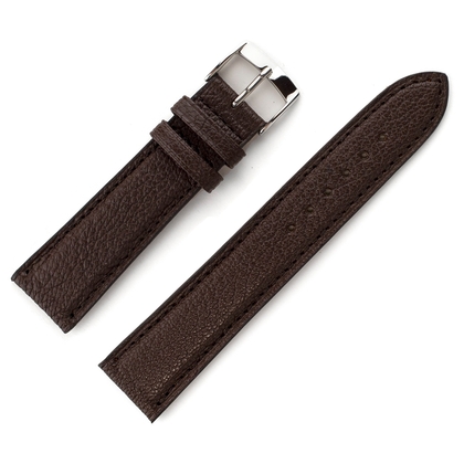 LIC Madras Goat Skin Watch Strap Chocolate Brown