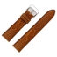 LIC Gallanto Ostrich Leg Leather Watch Strap Matte Light Brown