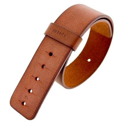 Hermes Barenia Watch Strap BA1.510 Cognac 24mm