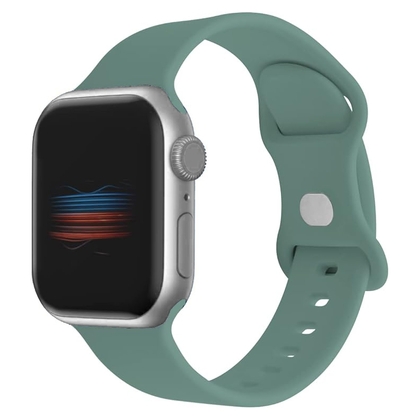 Apple Watch Strap Silicone Rubber Sea Green
