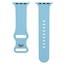 Apple Watch Strap Silicone Rubber Light Blue
