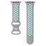Apple Watch Sporty Strap Silicone Rubber Gray Turquoise
