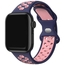 Apple Watch Sporty Strap Silicone Rubber Blue Pink