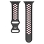 Apple Watch Sporty Strap Silicone Rubber Black Pink