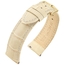 Hirsch Duke Watch Band Alligatorgrain Beige