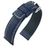 Hirsch Carbon Watch Band 100 m Water-Resistant Blue