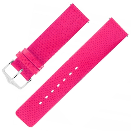 Hirsch Aqualino Watch Strap Snake Skin Pink