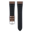 Hirsch Ian Performance Watch Strap Taupe Louisiana Alligator Skin / Black Caoutchouc