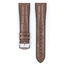 Hirsch Ian Performance Watch Strap Taupe Louisiana Alligator Skin / Black Caoutchouc