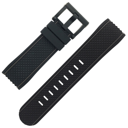 TW Steel VR46 Valentino Rossi TW937 Grandeur Tech Watch Strap - Black Rubber 24mm