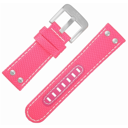 TW Steel Watch Strap TW972 TW973 Pink Ribbon Canvas 22 mm