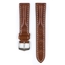 Hirsch Capitano Louisiana Alligator Watch Strap Semi-Matte Golden Brown 100m WR