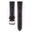 Hirsch Capitano Louisiana Alligator Watch Strap Semi-Matte Brown 100m WR