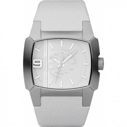 Diesel DZ1449 Watch Strap White Leather