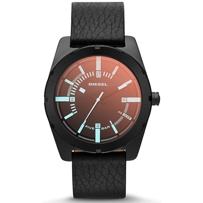 Diesel DZ1632 Watch Strap Black Leather