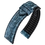 Hirsch Stone Performance Watch Strap Slate / Rubber - Blue
