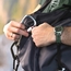 Hirsch Stone Performance Watch Strap Slate / Rubber - Green