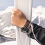 Hirsch Stone Performance Watch Strap Slate / Rubber - Black