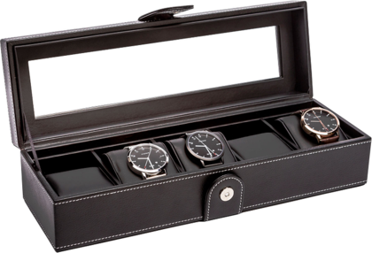 La Royale Classico 5 Watchbox Black with Window - 5 watches