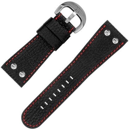 TW Steel Goliath Watch Strap TW116 - Black Red 30mm