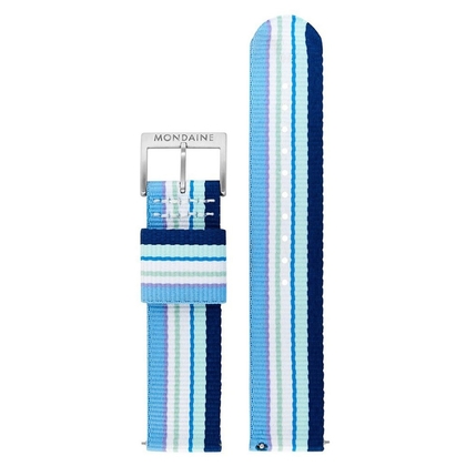Mondaine Watch Strap Multicolour Nylon 20mm