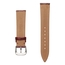 Calf Skin Crocograin Watch Strap Shiny Bordeaux