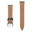 Calf Skin Crocograin Watch Strap Shiny Black