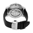 Maurice Lacroix Pontos Watch Strap with Keepers Folding Clasp Louisiana Croco-Calf Black
