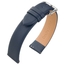 Leather Watch Strap without Stitching Dark Blue