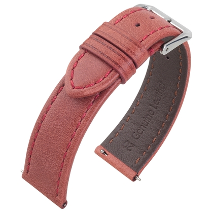 Watch Strap Calf Skin Old Red