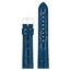 Hirsch Louisianalook Alligatorprint Watchband Shiny Blue