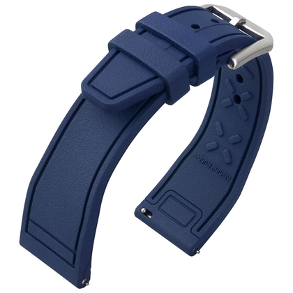 IWC Style Watch Strap FKM Rubber Blue