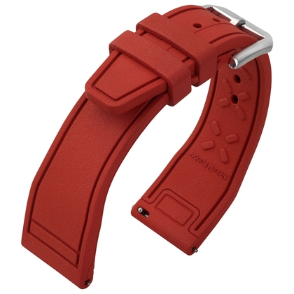IWC Style Watch Strap FKM Rubber Red