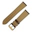 Hirsch Berlin Watch Strap Caiman Crocodile Skin Shiny Brown - 22mm
