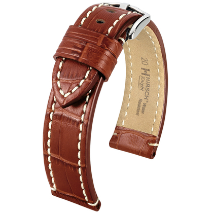 Hirsch Knight Watch Strap Golden Brown