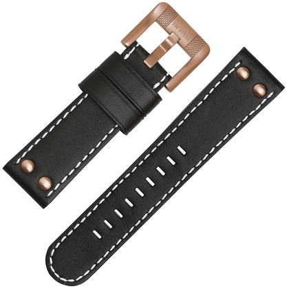 TW Steel TWA958 TWA960 Watch Strap - Black 22mm