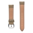 Lychee Pattern Leather Watch Strap Taupe