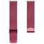 Mesh Milanese Watch Bracelet 0.6 Finely Woven Burgundy Steel