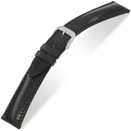 Shell Cordovan Watch Strap - Horsehide - Black