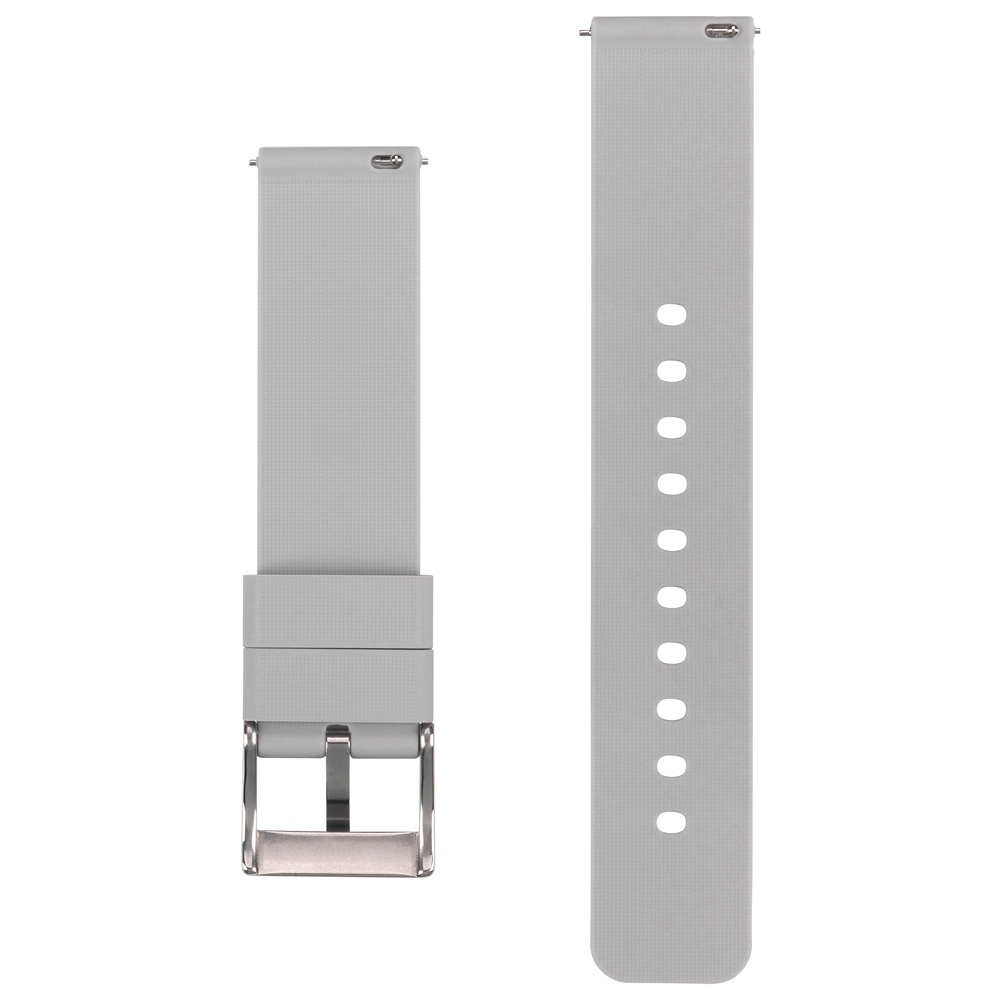 Silicone Rubber Watch Strap Gray