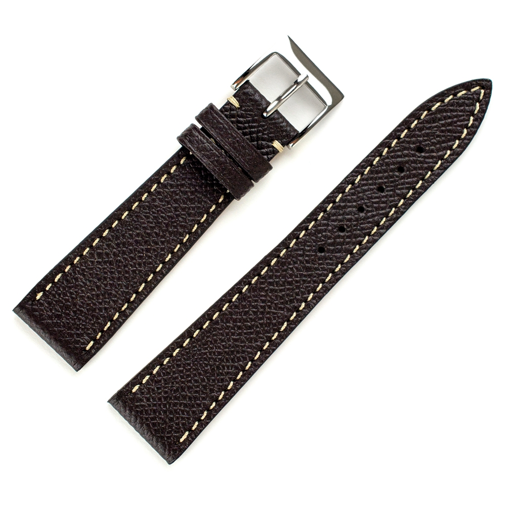 LIC Epsom Watch Strap Calf Skin Chocolate Brown
