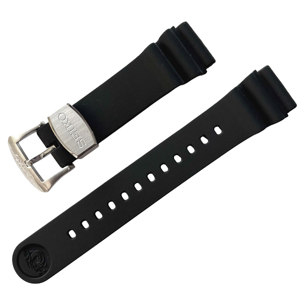 Seiko Prospex Watch Strap SRP779 Black Rubber 22mm