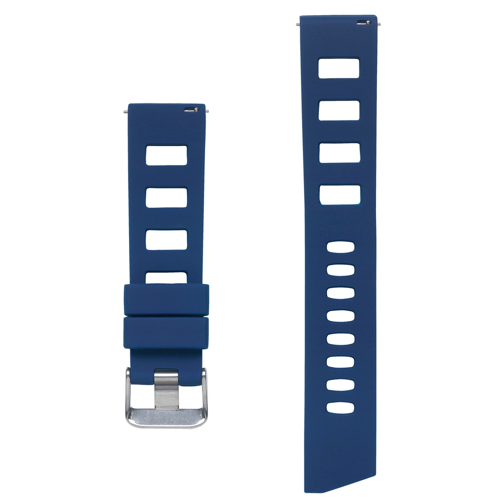 ISOfrane Style Watch Strap Silicone Rubber Blue