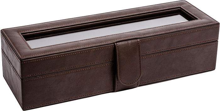 La Royale Classico 5 Watchbox Brown with Window - 5 watches