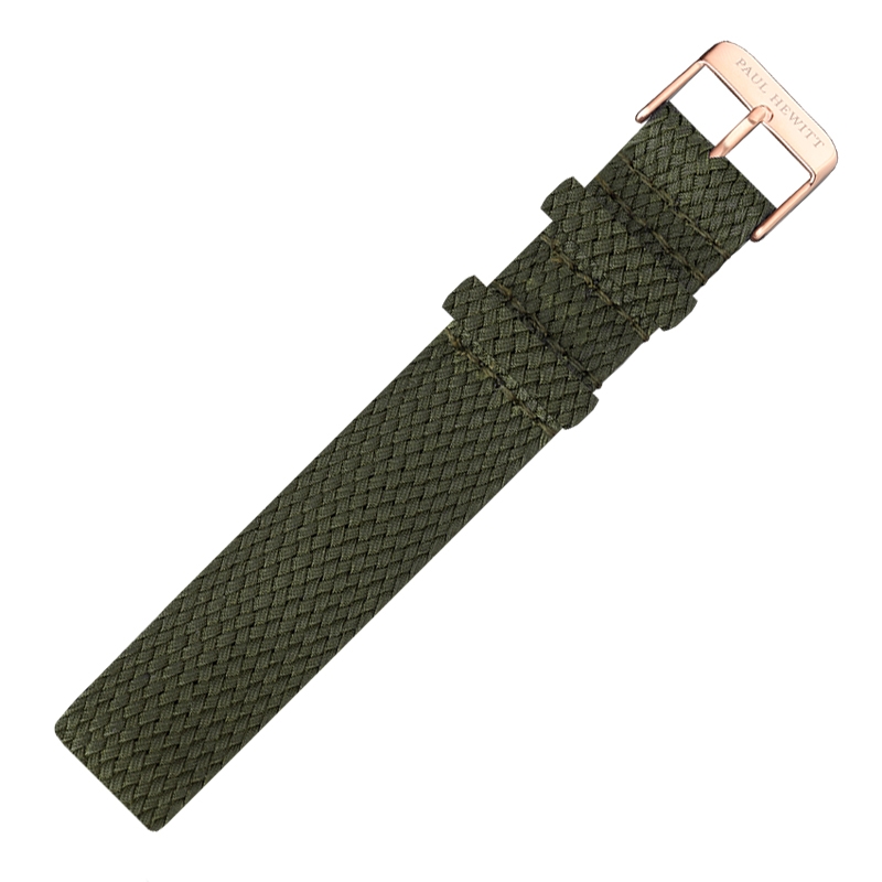 Paul Hewitt Perlon Watch Strap Green 20mm