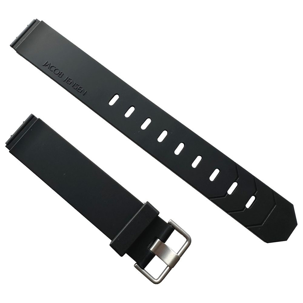 Jacob Jensen Watch Strap 640, 641, 642, 660, 662, 680, 681 rubber 17mm