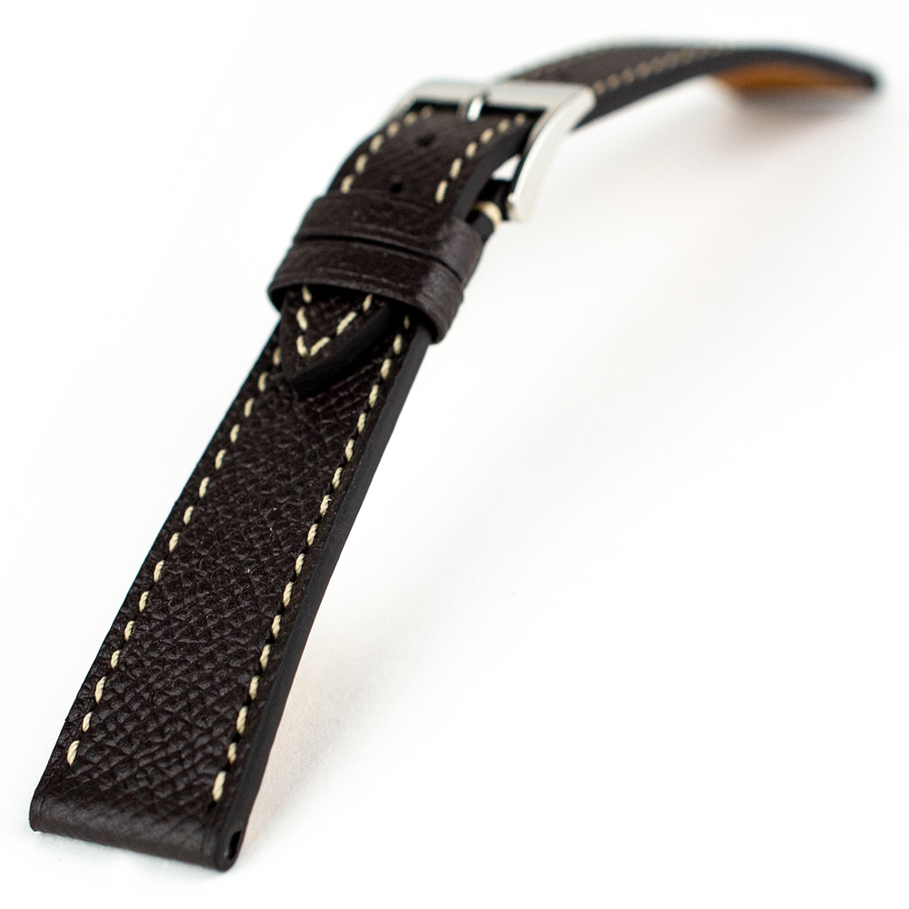LIC Epsom Watch Strap Calf Skin Chocolate Brown