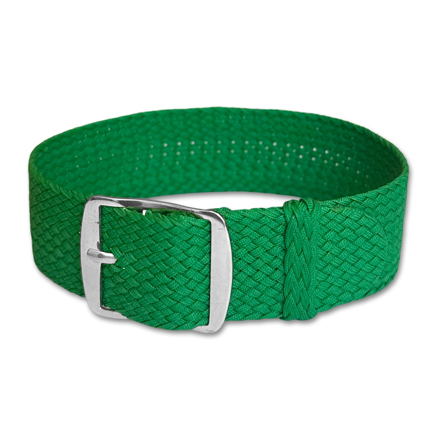 Perlon Woven Watch Strap Green