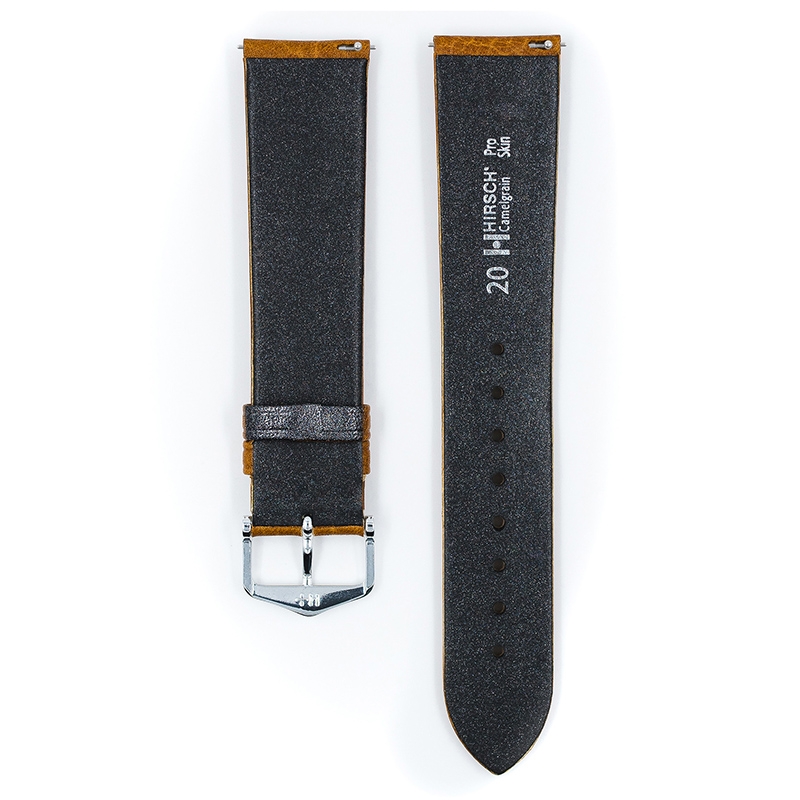Hirsch Camelgrain Watch Band Pro Skin Allergy Free Honey