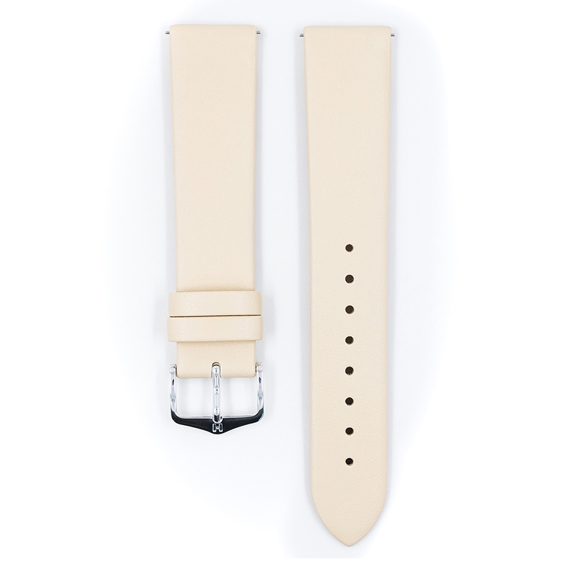 Hirsch Toronto Watch Strap Italian Calf Skin Beige